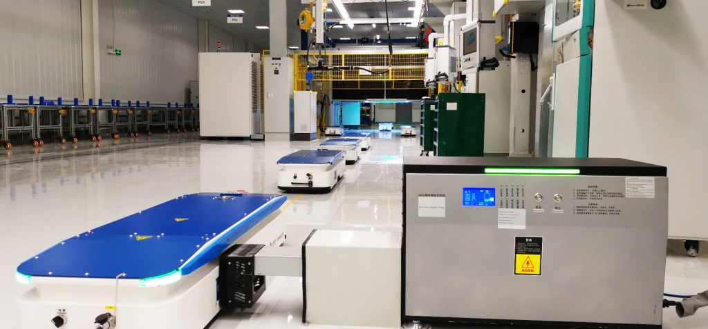 All-in-one EV Charger for AGV