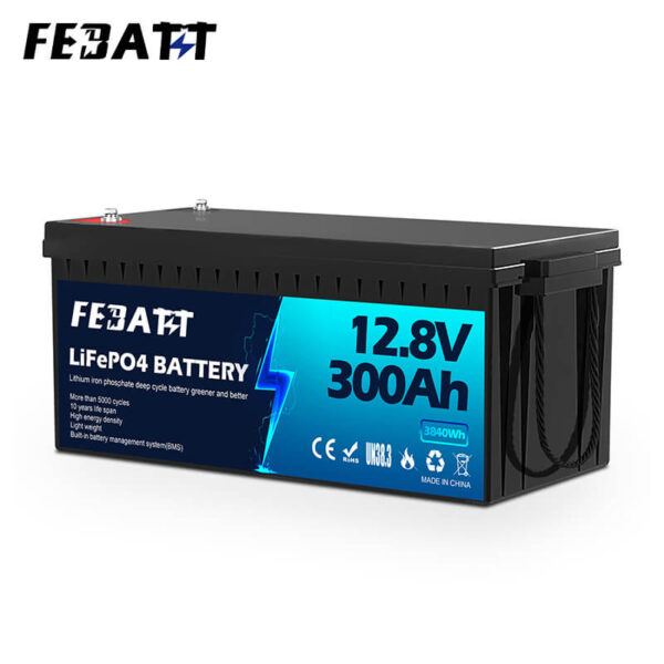 OEM 12.8V 300Ah LiFePO4 Battery
